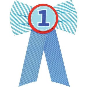 Amscan_OO Games & Favors - Medals, Ribbons & Trophy 1st Birthday Boy Award Ribbon Each