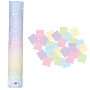 Games & Favors - Noise Makers, Poppers, Strings Pastel Colours Confetti Cannon 24cm Each