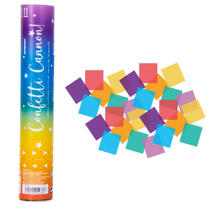 Games & Favors - Noise Makers, Poppers, Strings Primary Colours Confetti Cannon 24cm Each
