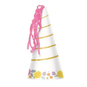 Amscan_OO Games & Favors - Party Hat & Mask Magical Unicorn Horn Party Hats 8pk