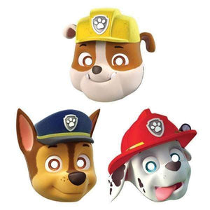 Amscan_OO Games & Favors - Party Hat & Mask Paw Patrol Paper Masks 8pk