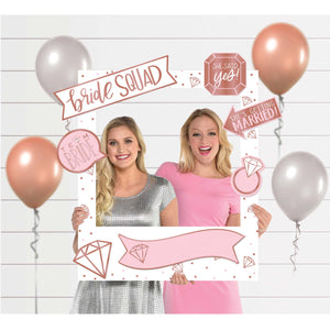 Amscan_OO Games & Favors - Photo Props & Fun Signs Blush Wedding Customizable Giant Photo Prop Picture Frame Kit 15pk