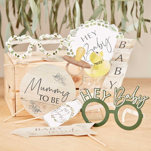 Amscan_OO Games & Favors - Photo Props & Fun Signs Botanical Baby Botanical Baby Shower Photo Booth Props 10pk