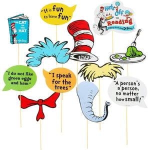 Amscan_OO Games & Favors - Photo Props & Fun Signs Dr. Seuss Photo Prop Kit