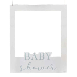 Games & Favors - Photo Props & Fun Signs Hello Baby Off White Photo Booth Frame 72cm x 60cm Each