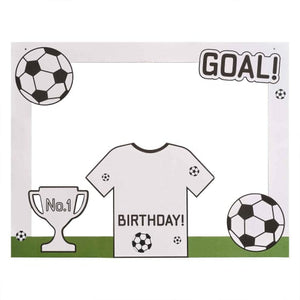 Games & Favors - Photo Props & Fun Signs Kick Off Party Football Customisable Photo Booth Frame 64cm x 83cm Each