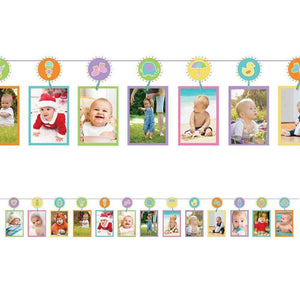 Amscan_OO Games & Favors - Pinatas & Party Game Baby Shower Game Photo Line with Pegs Each