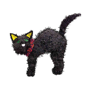 Black Cat 2D Shape Pull String Pinata FSC 43.2cm x 41.9cm x 15.2cm Each