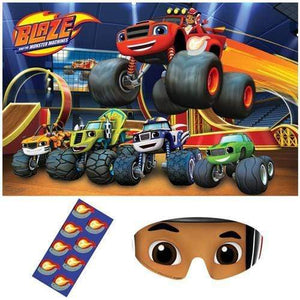 Amscan_OO Games & Favors - Pinatas & Party Game Blaze & The Monster Machines Party Game Each