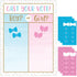 Gender Reveal Party Game Cast Your Vote 61cm x 45cm Each