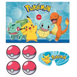 Amscan_OO Games & Favors - Pinatas & Party Game Pokemon Classic Party Game Each