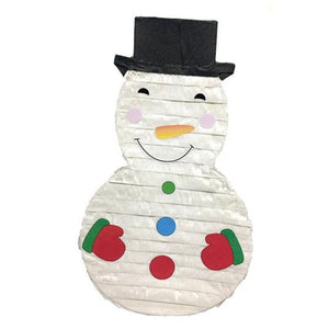 Games & Favors - Pinatas & Party Game Snowman 2D Pinata 45cm x 27cm x 9cm Each