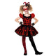 Girls Costume 6-8 Years Harlequin Cutie Girls Costume