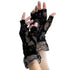 Pirate Fingerless Lace Gloves Black Each