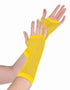 Yellow Fishnet Long Gloves Each