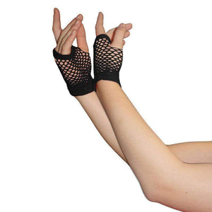 Amscan_OO Gloves - Short Gloves Black Short Fishnet Gloves Each