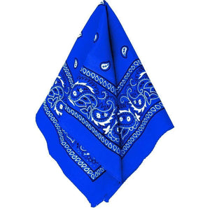 Amscan_OO Hats & Headwear - Bandanas Blue Bandana 50cm Each