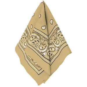 Amscan_OO Hats & Headwear - Bandanas Gold Bandana 50cm Each