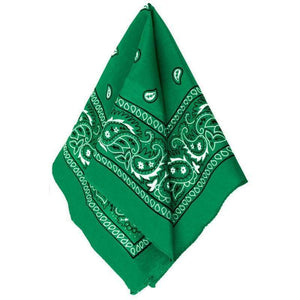 Amscan_OO Hats & Headwear - Bandanas Green Bandana 50cm Each