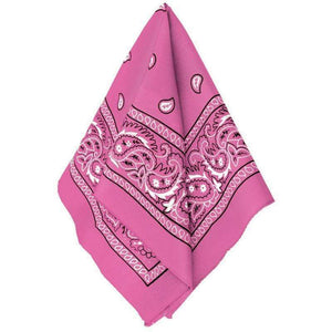 Amscan_OO Hats & Headwear - Bandanas Pink Bandana 50cm Each