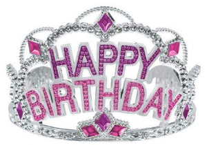 Amscan_OO Hats & Headwear - Halos, Crown & Tiara Happy Birthday Gem Tiara Each