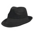 Black Fedora Velour Hat 12cm x 30cm Each
