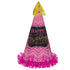 Fabulous Large Cone Hat w/Foil Fringe 33cm Each