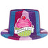 Sweet Party Sparkle Glitter Plastic Top Hat  Each