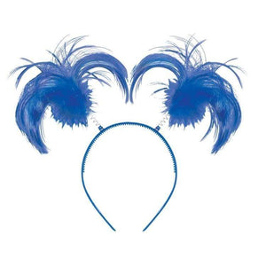 Amscan_OO Hats & Headwear - Headbands & Boppers Blue Headbopper Ponytail 20cm x 12.7cm Each