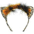 Leopard Cat Ears Feather Headband Each