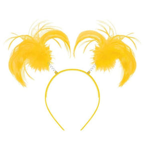 Amscan_OO Hats & Headwear - Headbands & Boppers Yellow Headbopper Ponytail 20cm x 12.7cm Each