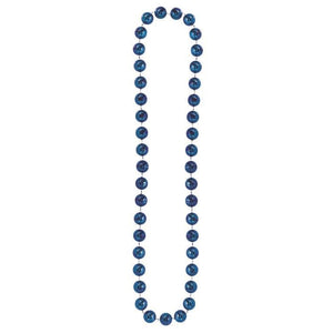 Amscan_OO Jewellery Blue Jumbo Ball Bead Necklace 116cm Each