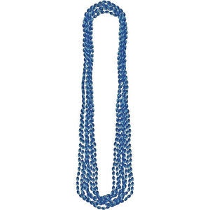 Amscan_OO Jewellery Blue Metallic Necklace 76cm 8pk