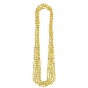 Amscan_OO Jewellery Gold Metallic Necklace 76cm 8pk