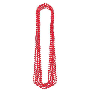 Amscan_OO Jewellery Red Metallic Necklace 76cm 8pk