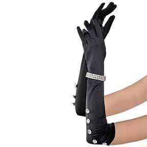 Amscan_OO Jewellery Satin Gloves with Rhinestone Bracelet Each