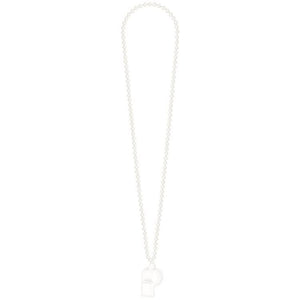 Amscan_OO Jewellery White Whistle On Chain Necklace Each