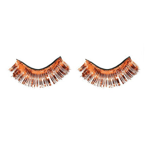 Amscan_OO Make Up & Prosthetics - EyeMakeUp, Lash Orange Tinsel Eyelashes 1.2cm x 2.5cm Each