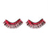 Red Tinsel Eyelashes 1.2cm x 2.5cm Each
