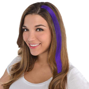 Amscan_OO Make Up & Prosthetics - Hair Color, Clip Purple Hair Extensions Each