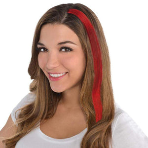 Amscan_OO Make Up & Prosthetics - Hair Color, Clip Red Hair Extensions Each