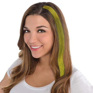 Amscan_OO Make Up & Prosthetics - Hair Color, Clip Yellow Hair Extensions Each