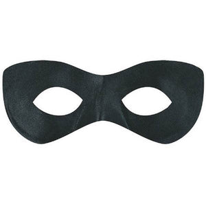 Amscan_OO Mask - Hero Black Super Hero Mask 7cm x 20cm Each