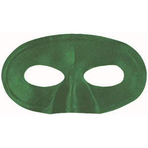 Amscan_OO Mask - Hero Green Eye Mask 10cm x 18cm Each