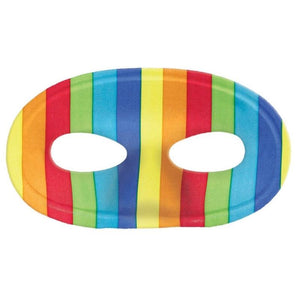 Amscan_OO Mask - Hero Rainbow Eye Mask 10cm x 18cm Each