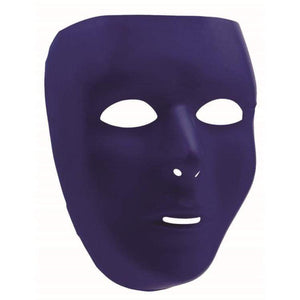 Amscan_OO Mask - Masquerade Mask Navy Full Face Mask 15.8cm x 19.6cm Each