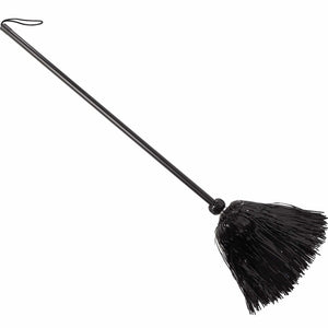 Amscan_OO Props - Brooms, Staffs & Canes Tinsel Witch Black Broom Each