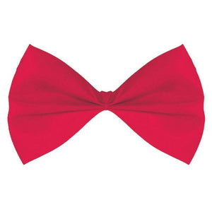 Amscan_OO Suspenders, Ties & Belts - Bow Ties Red Bowtie 8cm x 15cm Each