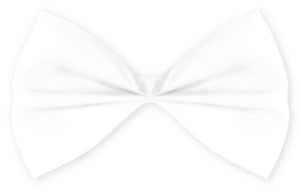 Amscan_OO Suspenders, Ties & Belts - Bow Ties White Bowtie 8cm x 15cm Each