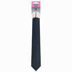 Amscan_OO Suspenders, Ties & Belts - Neck Ties Narrow Tie Black 76cm Each